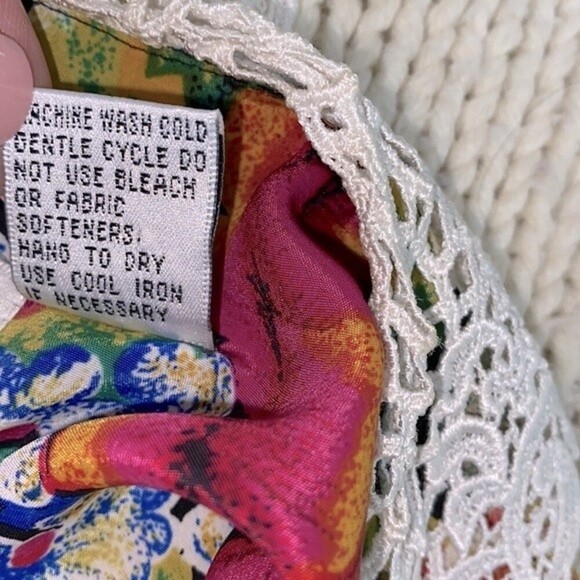 Vintage floral maxi dress size 12 - Picture 8 of 9